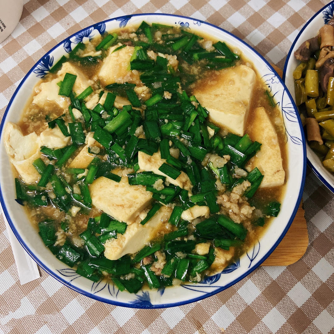 韭菜炒豆腐