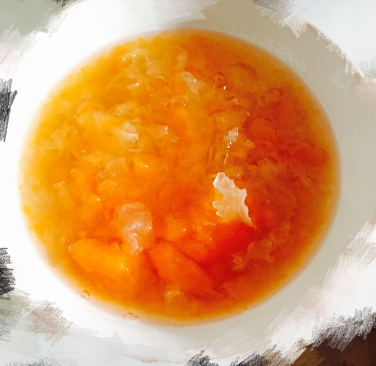 炖木瓜雪耳糖水