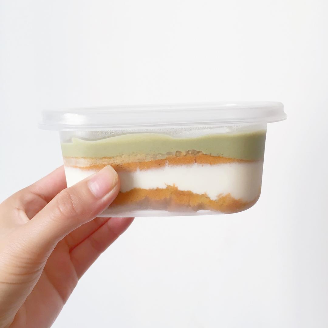 抹茶双享慕斯