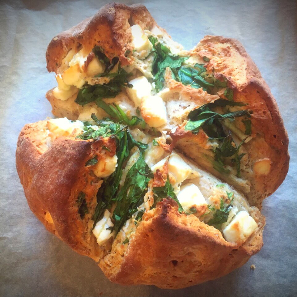 菠菜南瓜奶酪丹波面包丨健康·烘焙