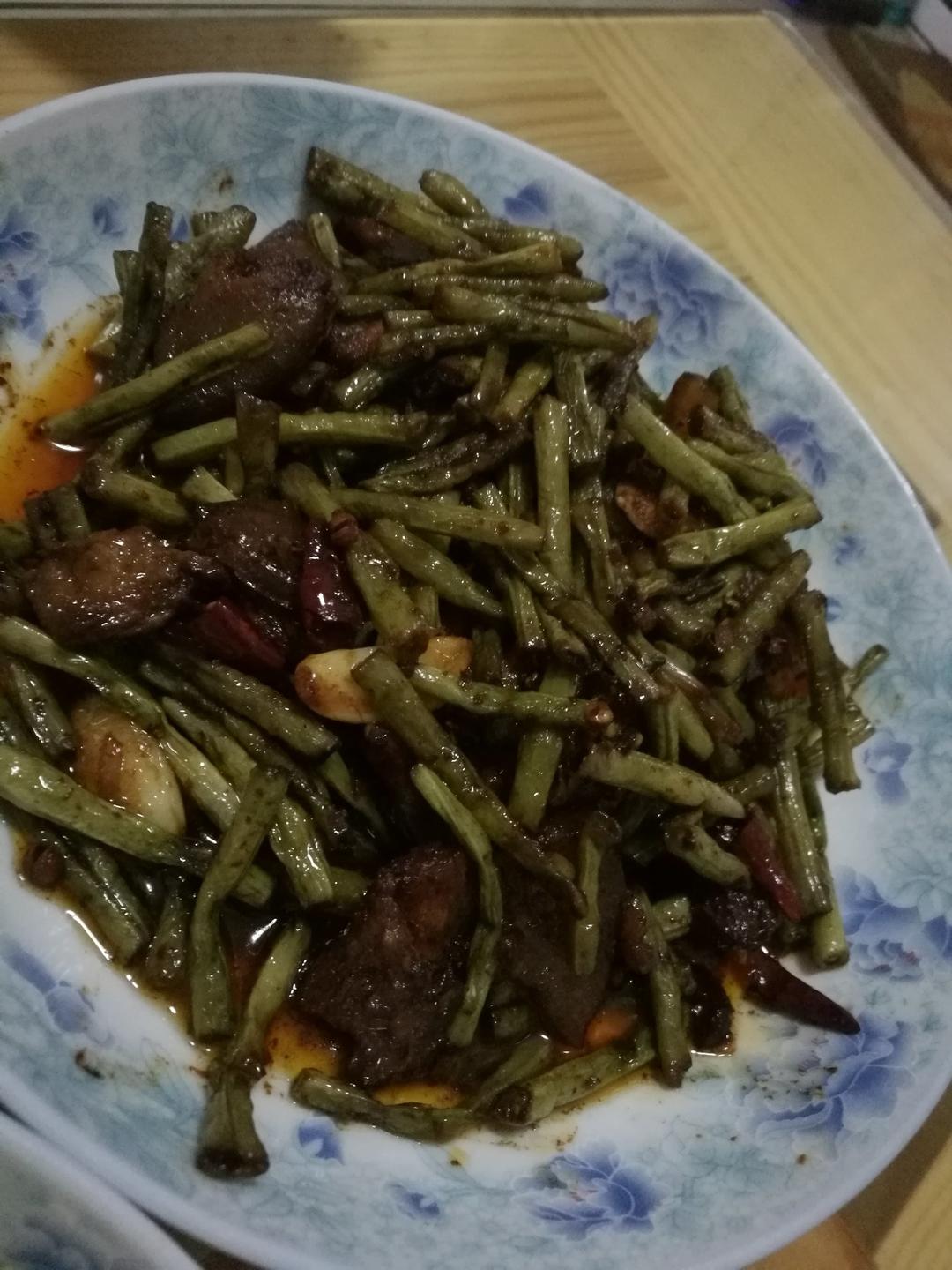 豆角回锅肉
