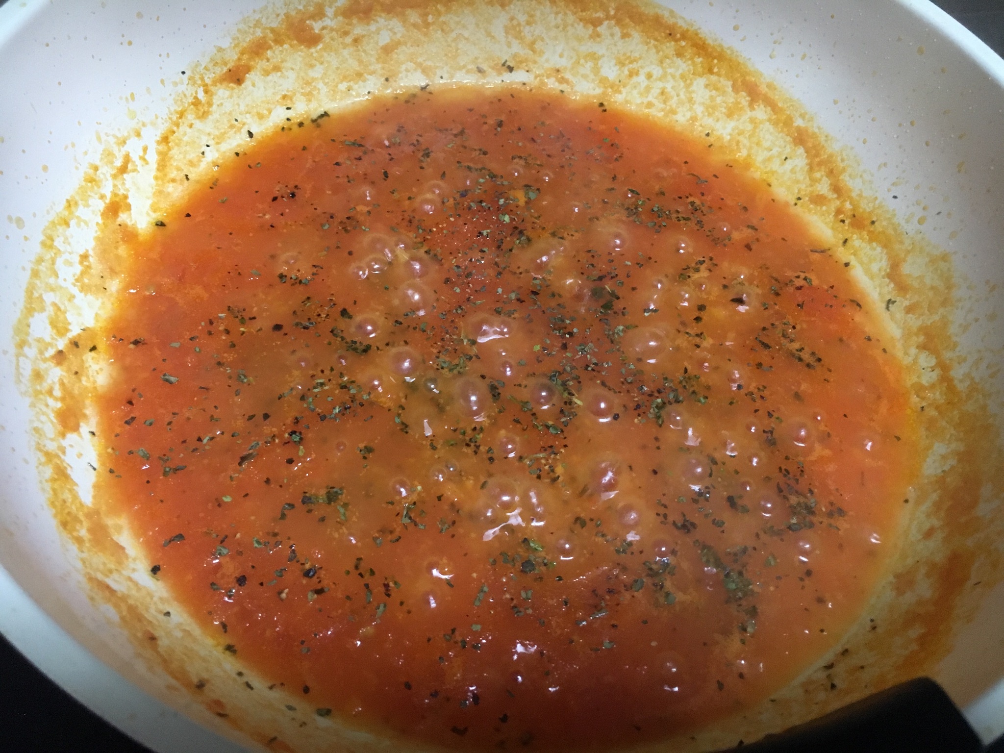 番茄丝瓜素意面的做法 步骤5