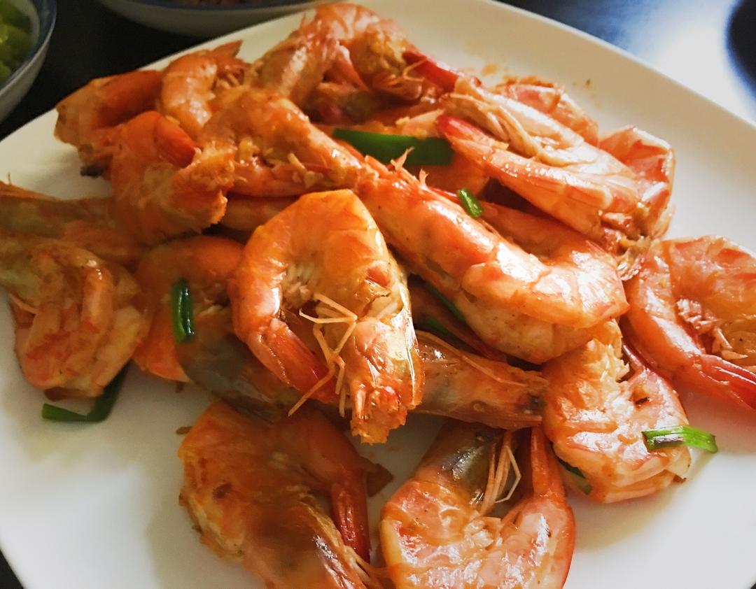 爆炒基围虾