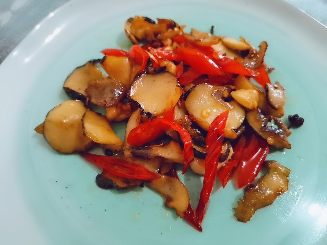 辣炒海螺肉的做法