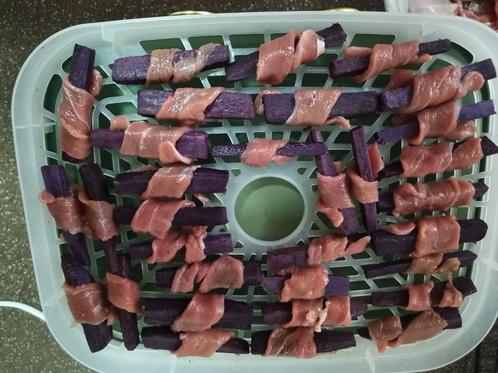 狗零食-鸭胸肉绕紫薯干