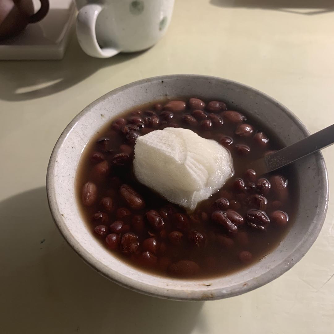 一人份日式年糕红豆汤