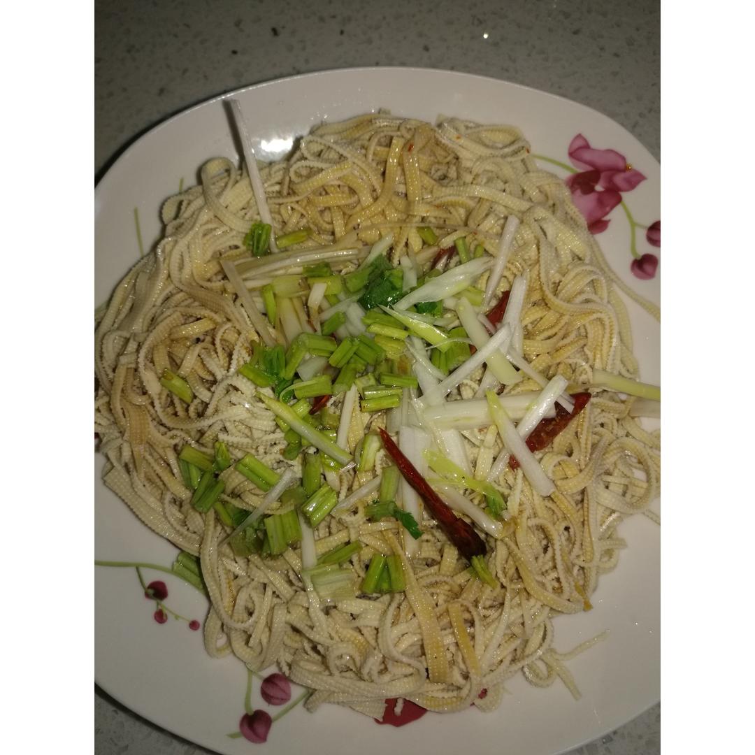 葱油豆腐皮