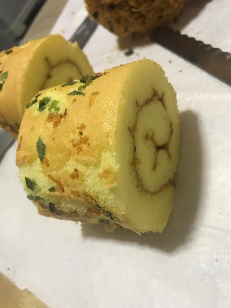 怎么卷都不裂的肉松蛋糕卷