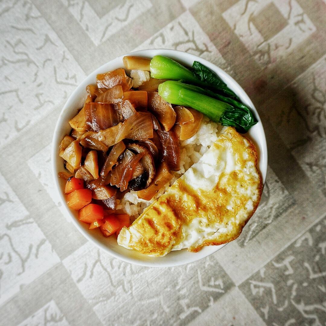 和风蘑菇饭（很适合做便当）