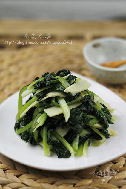 塌菜冬笋的做法