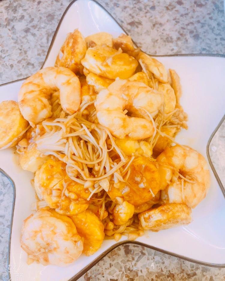 超级下饭菜--金针菇日本豆腐