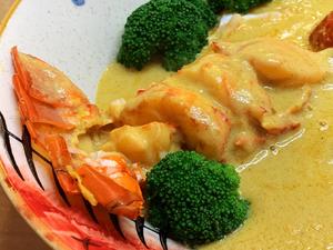 金猫咪食堂-咖喱焗龙虾的做法 步骤13