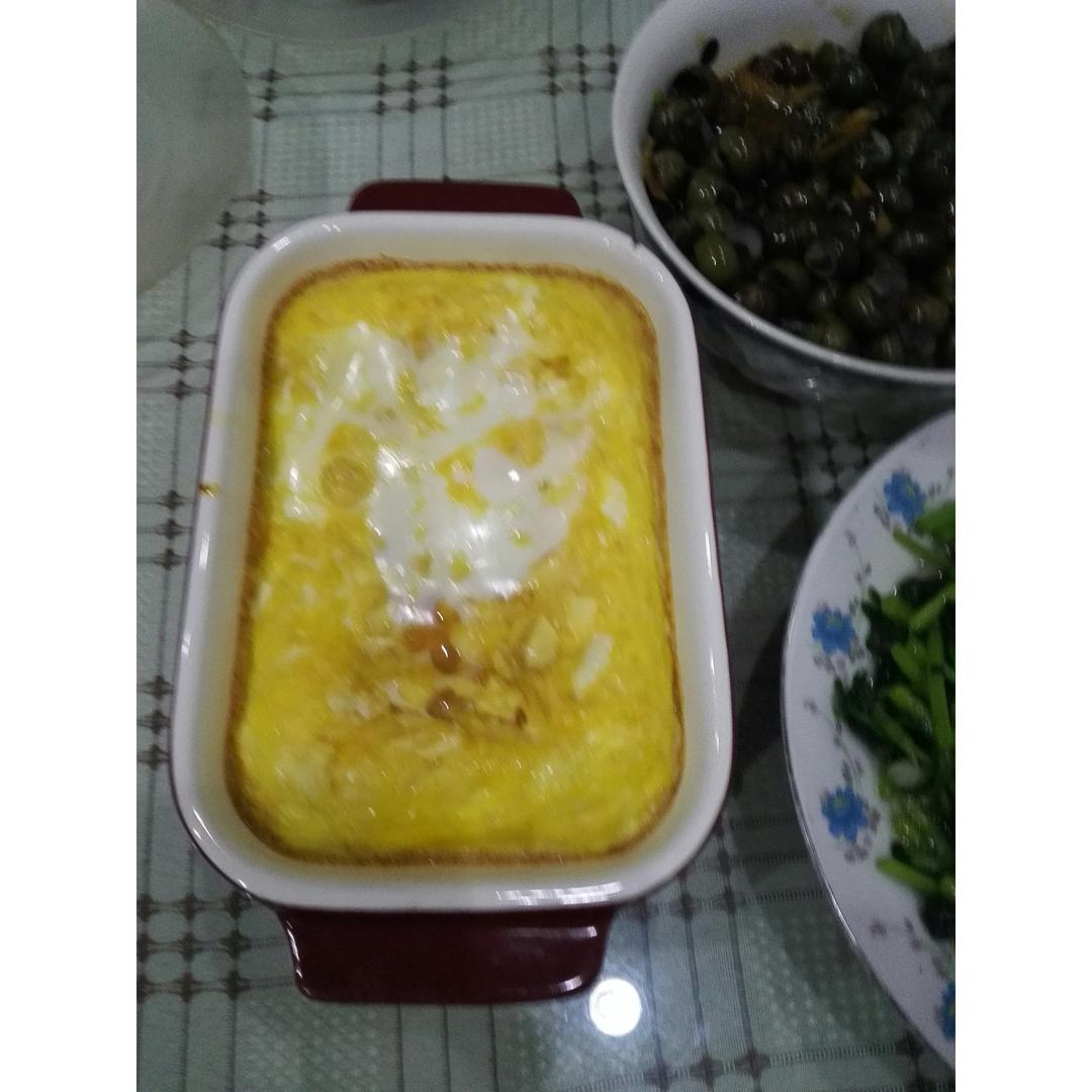 菠菜烘蛋烤箱版