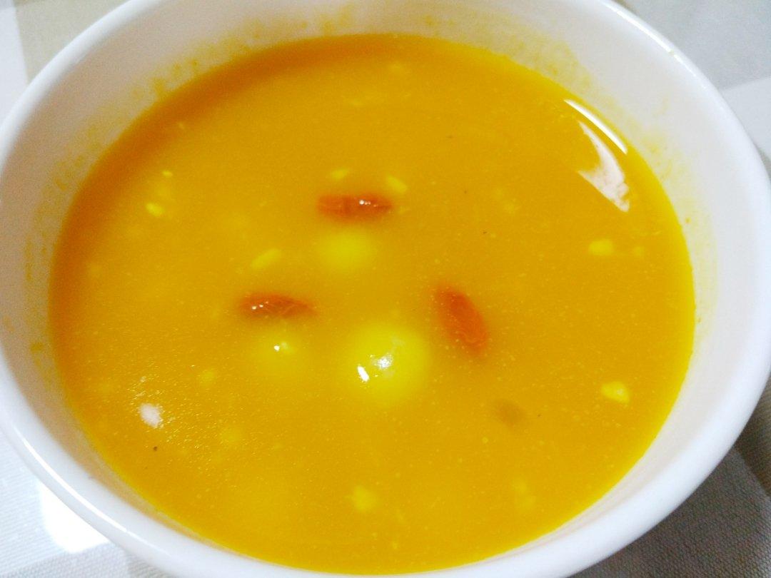 酒酿圆子南瓜汤