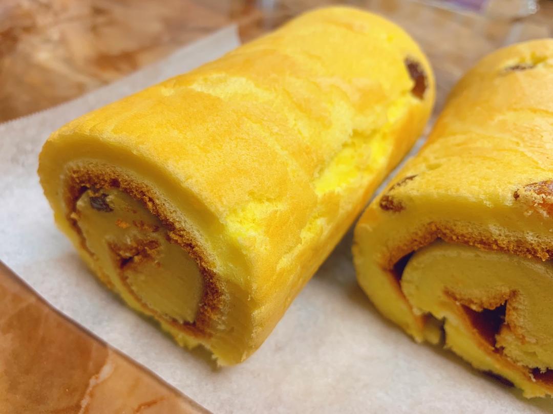 葡萄干蛋糕卷