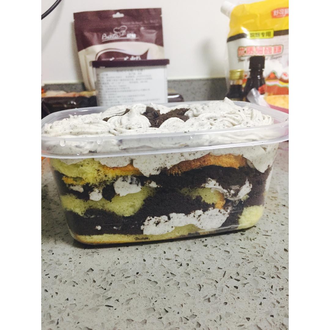 好吃到流泪的奥利奥咸奶油盒子蛋糕