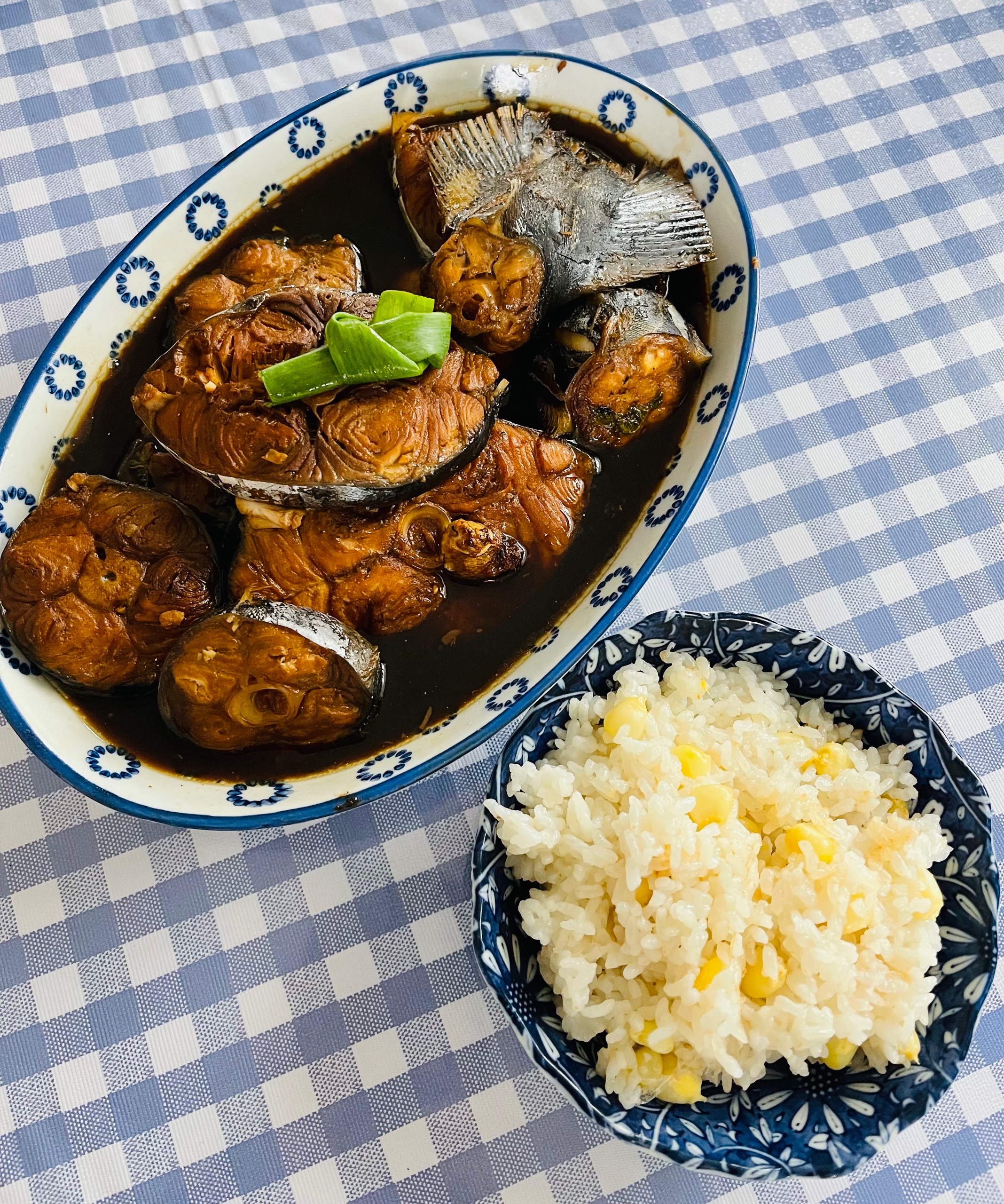 野花椒叶子的日式版煮鱼的做法