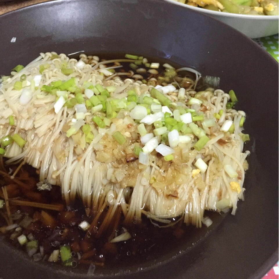 蒜蓉蒸金针菇