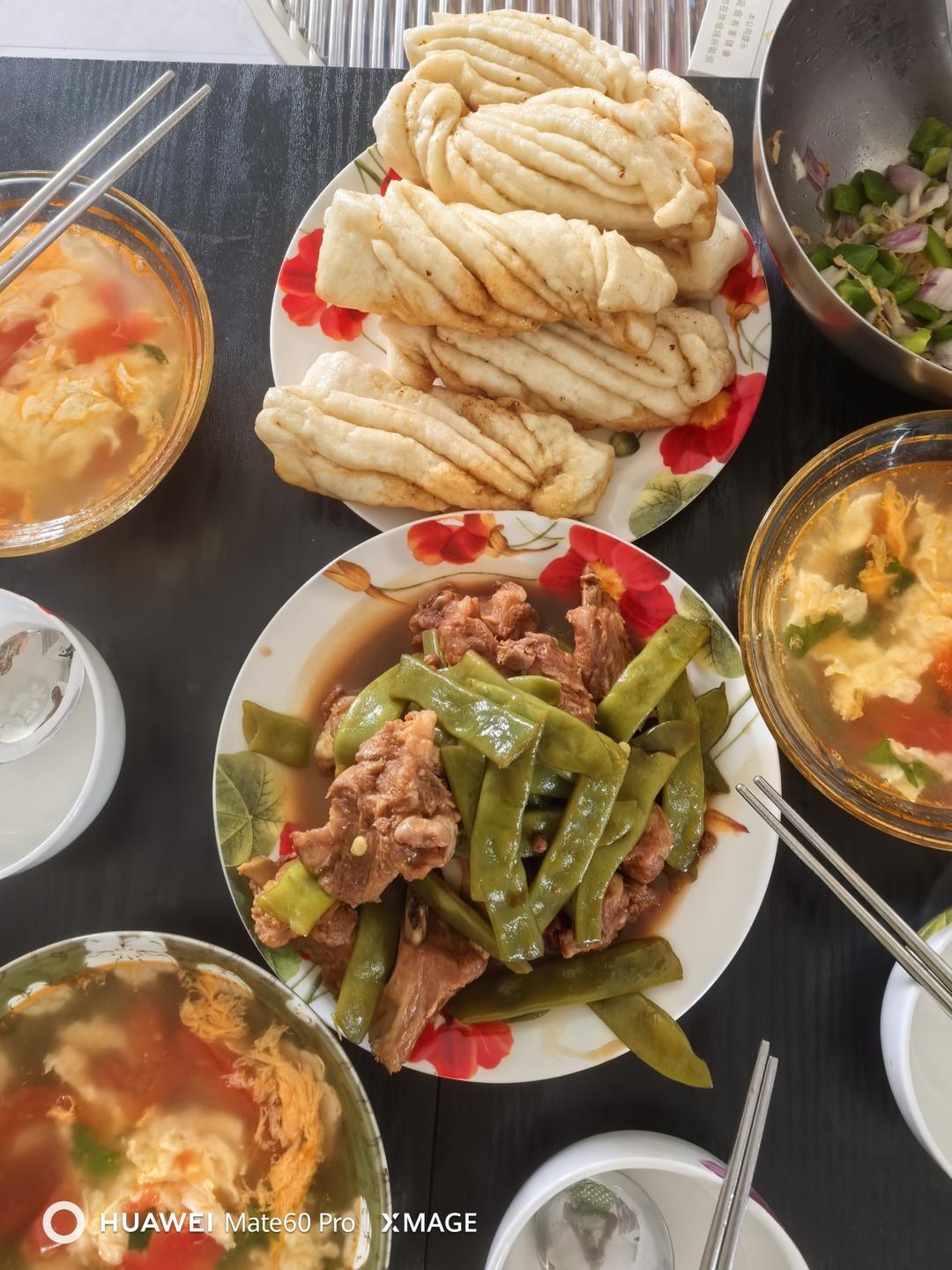 排骨豆角焖卷子