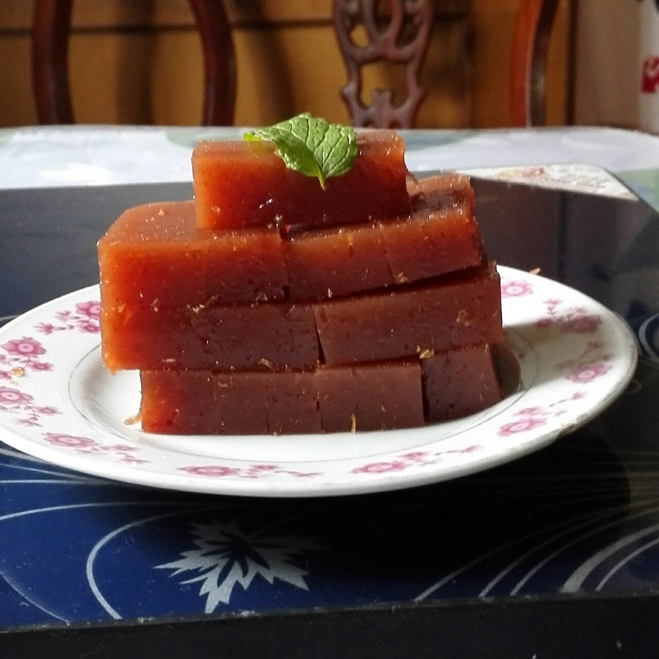 山楂糕－山楂酱（附果丹皮做法）