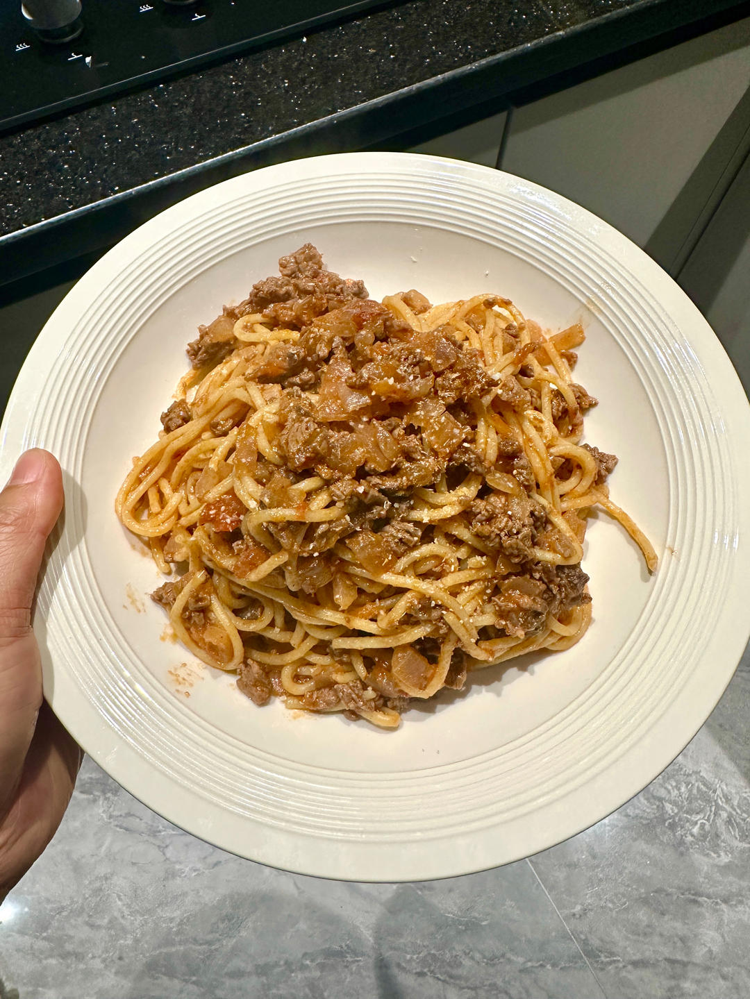 （完胜必胜客的）番茄肉酱意大利面～