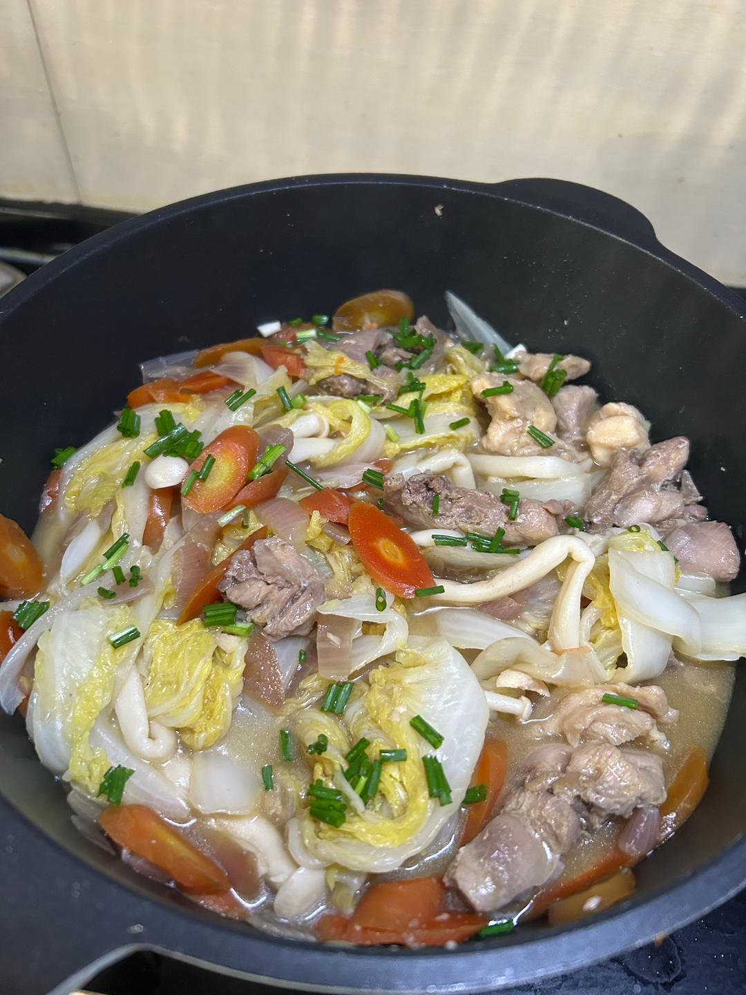 （自用转载）无水鸡肉蔬菜锅
