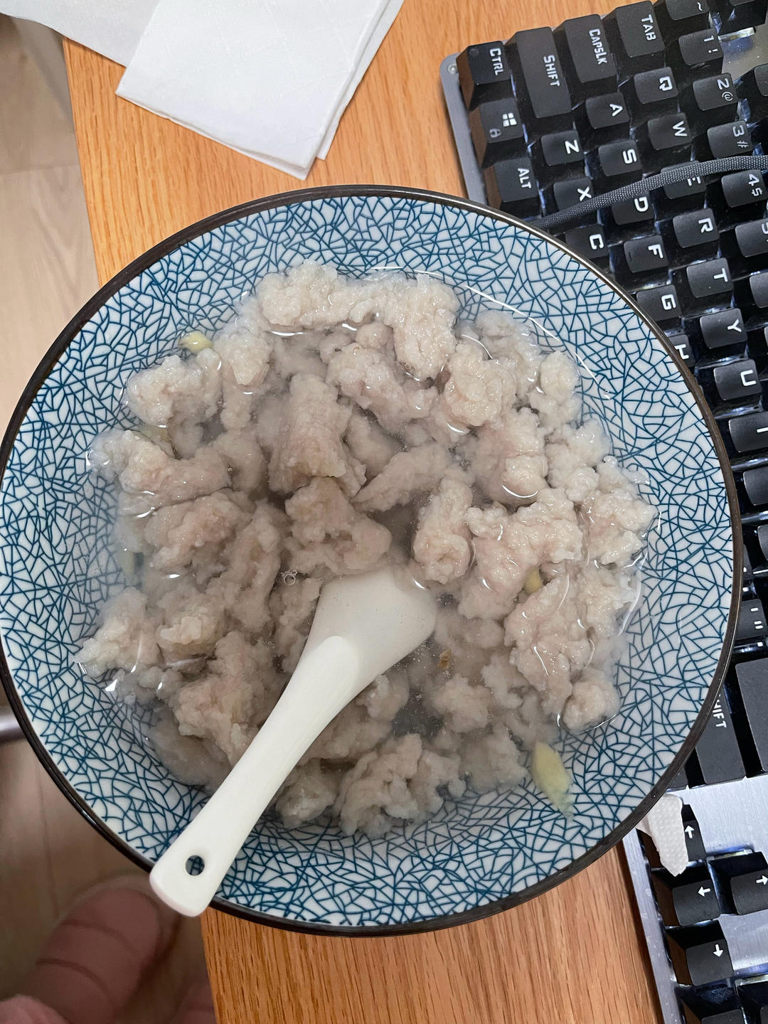 温州瘦肉丸，自制无添加剂快手做的猪肉羹
