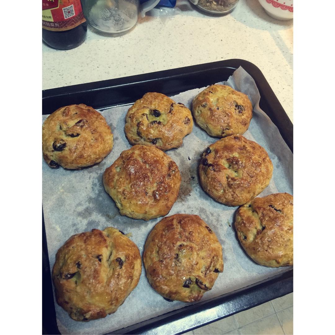 超级好吃的巧克力奶酪司康（Scone）～酵母版