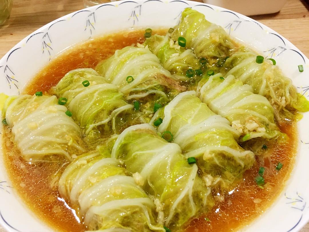 肉酿白菜卷