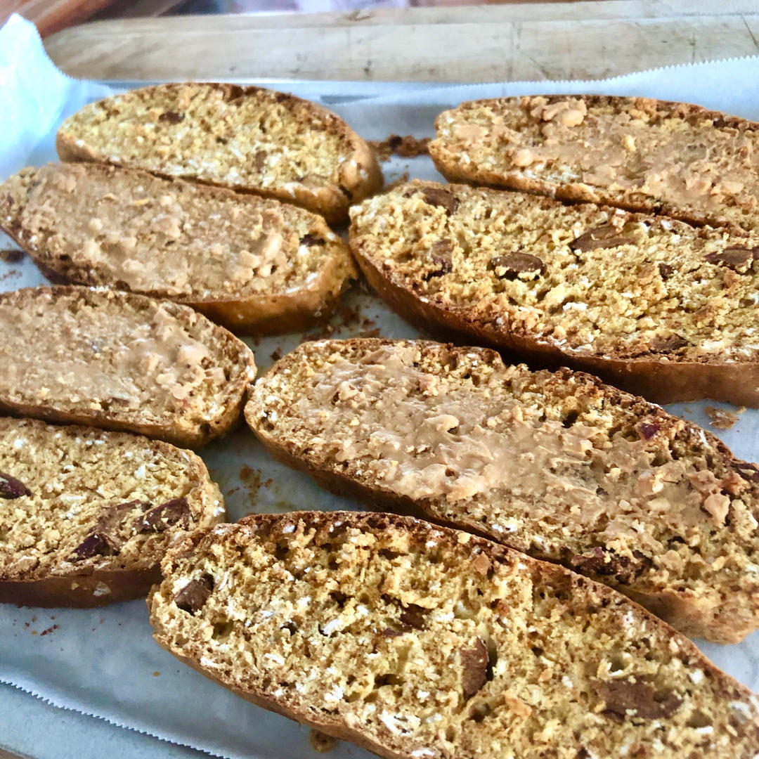 【健康零食】燕麦坚果意式脆饼