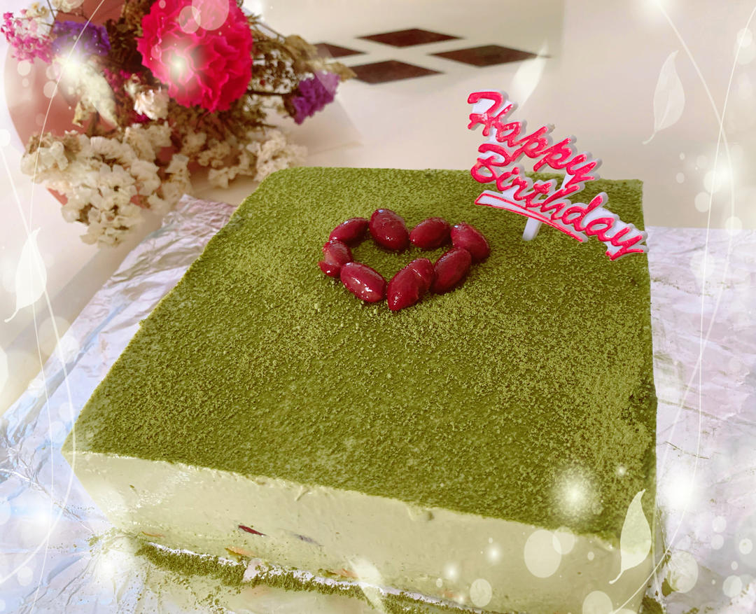 抹茶芝士蛋糕（减糖版）