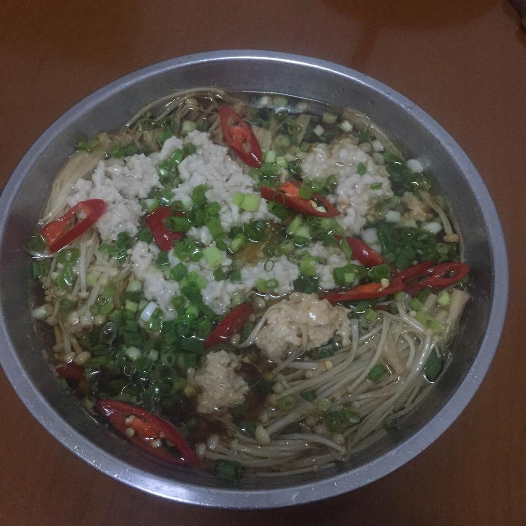 油泼金针菇