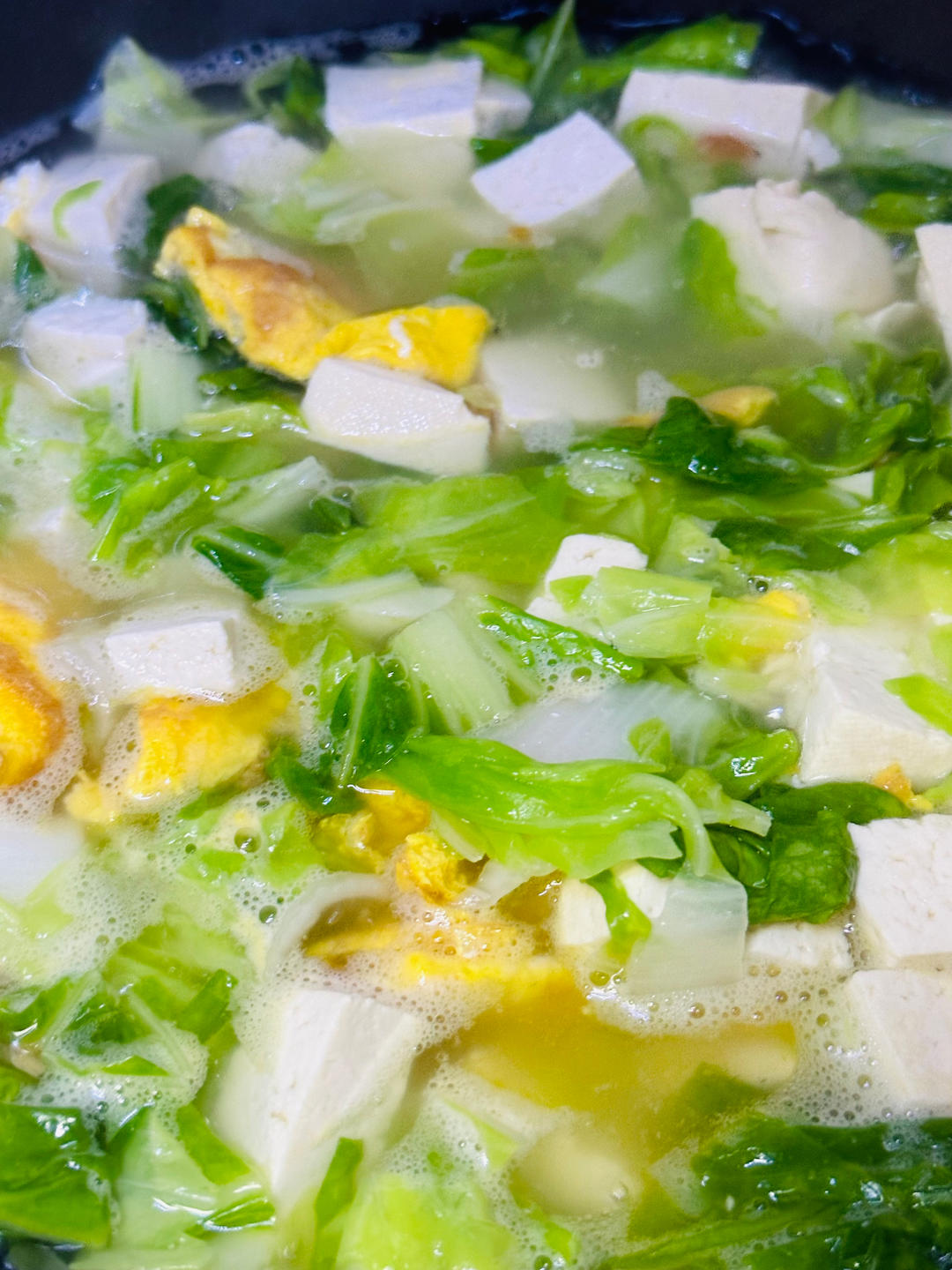 小白菜豆腐汤