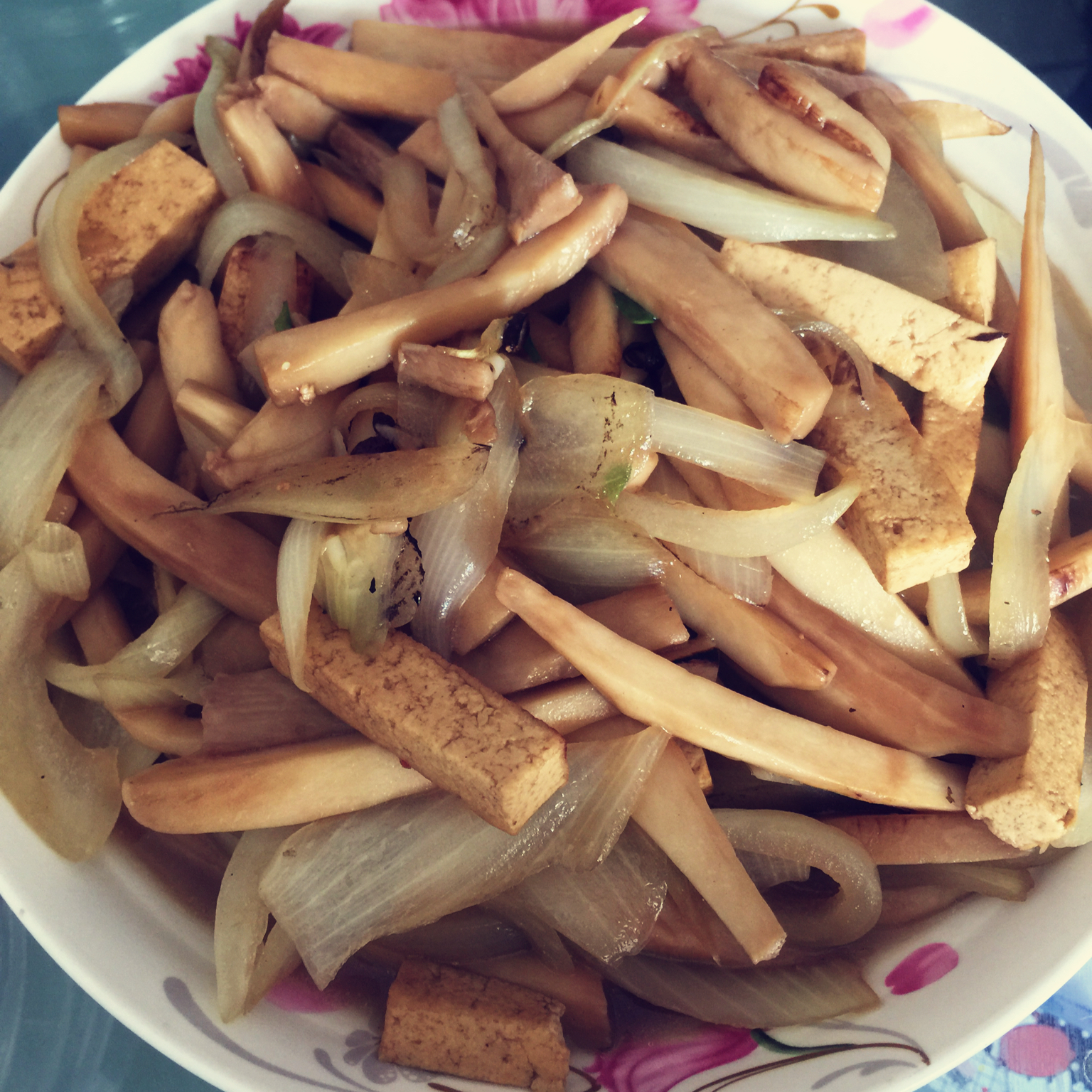 洋葱遇到杏鲍菇