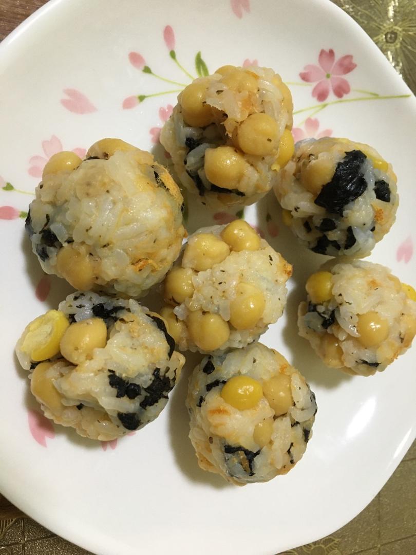 快手常备菜--鹰嘴豆饭团