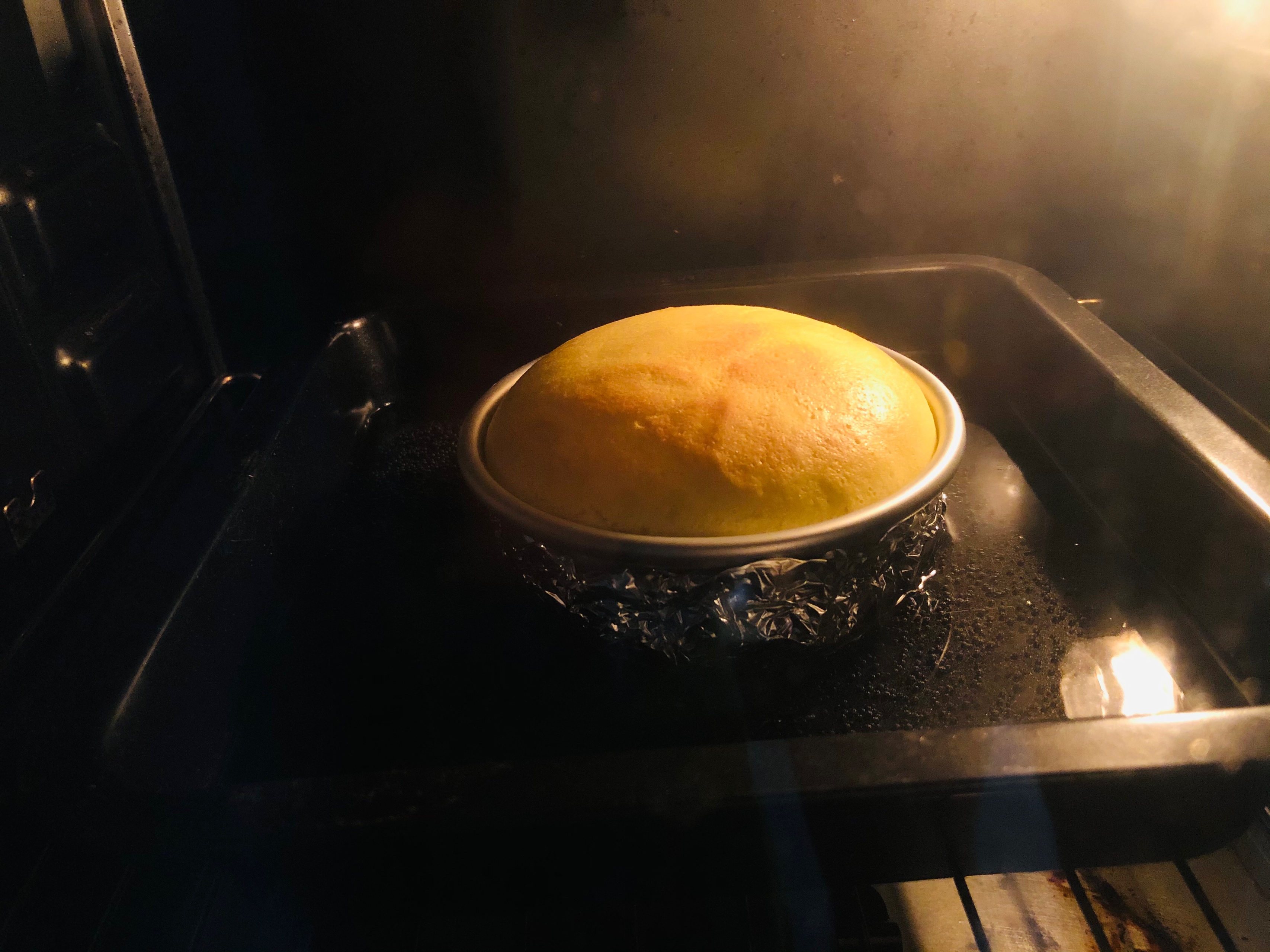 无油低卡0蔗糖芋泥蛋糕的做法 步骤9