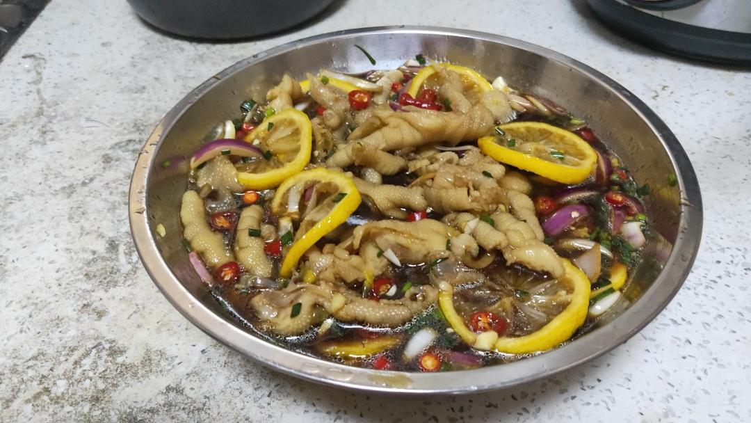 🍋柠檬百香果🌶️酸辣网红鸡爪