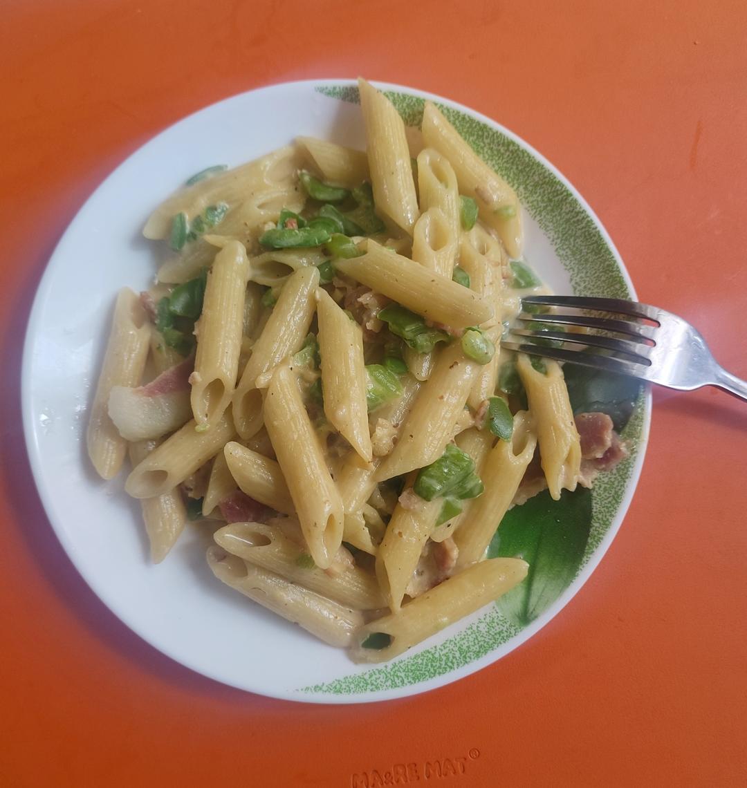 不输外滩那些意大利餐厅的奶油蘑菇通心粉