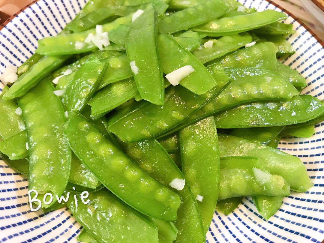 蒜炒/清炒荷兰豆的做法