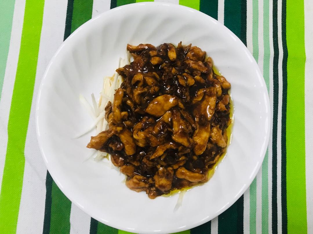 京酱肉丝【清真鸡肉版】