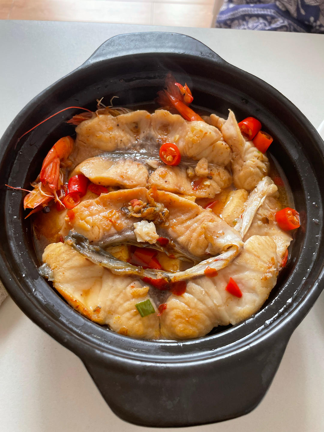 鱼腩豆腐煲
