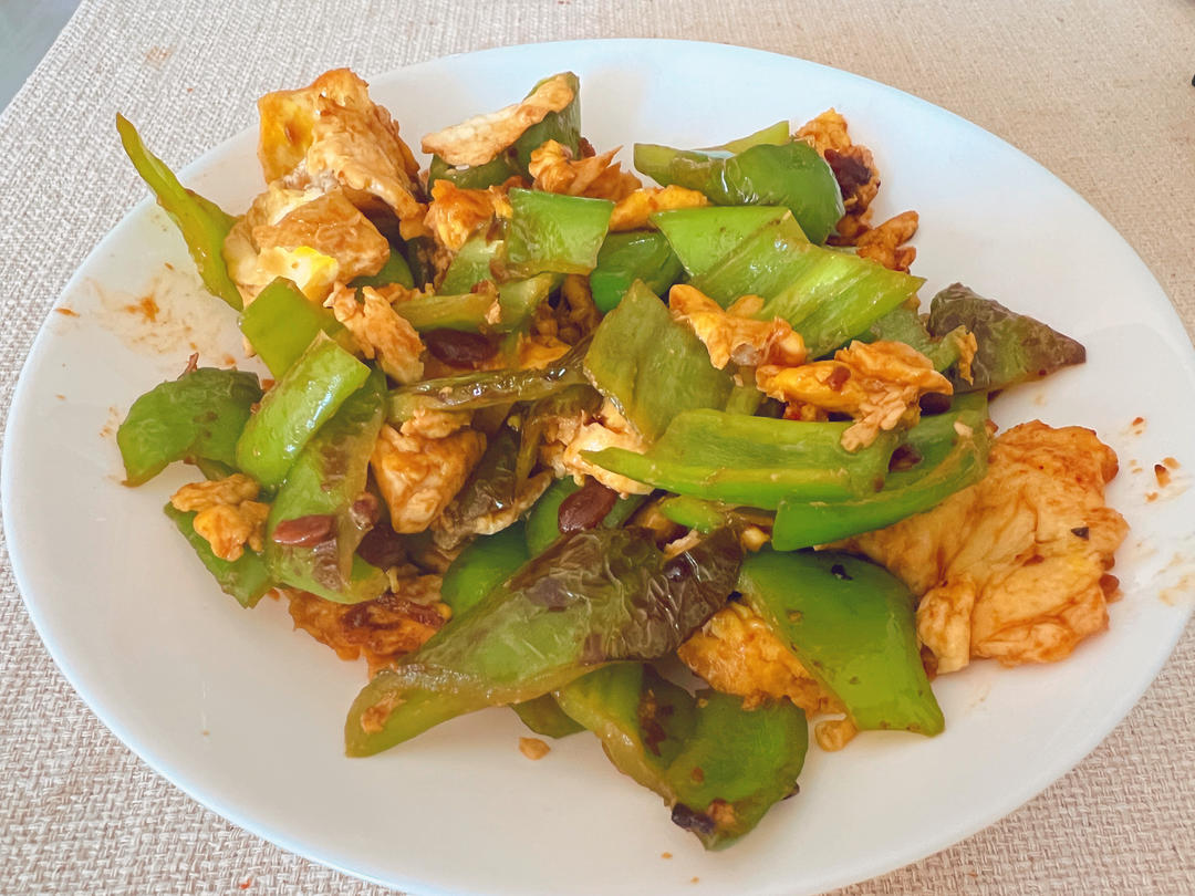 尖椒大酱炒鸡蛋（米饭杀手）