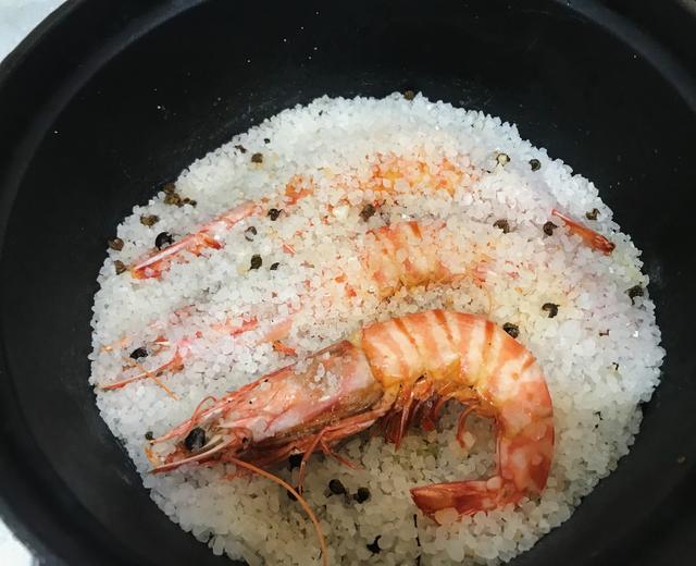 原汁原味的盐焗虾的做法