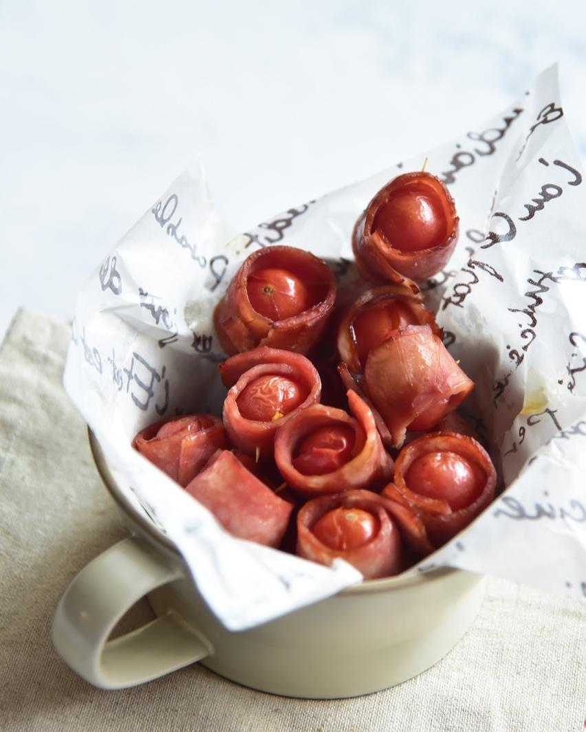 红红火火培根蕃茄串 － 北鼎烤箱食谱