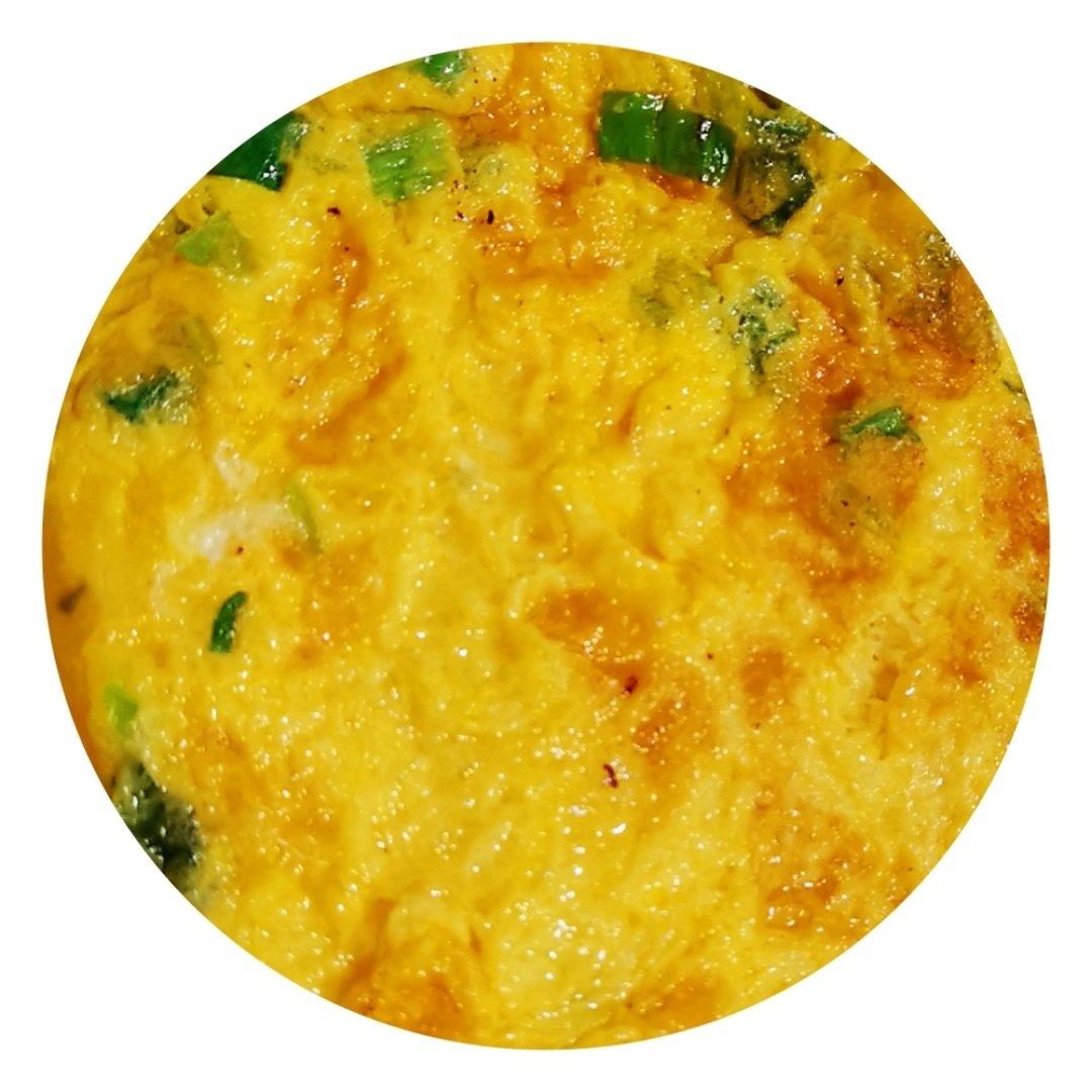 火腿肠葱花鸡蛋饼