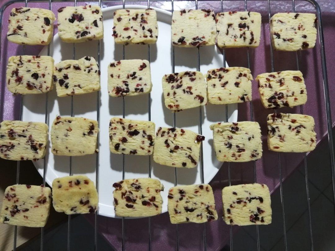 低糖少油版蔓越莓饼干