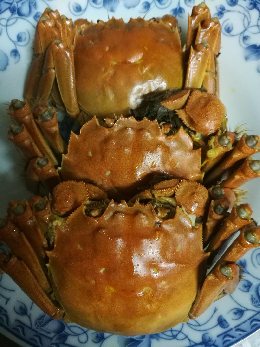 大厨版蒸螃蟹