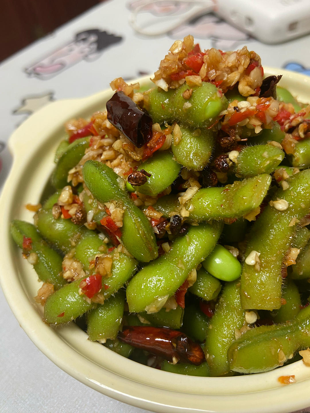 凉拌毛豆