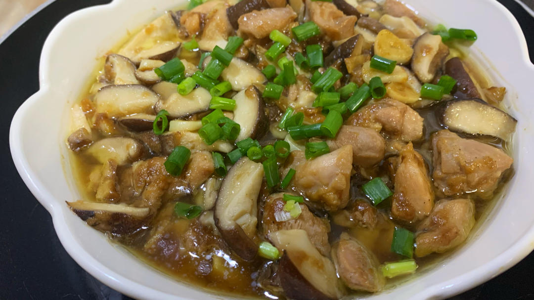 香菇蒸滑鸡
