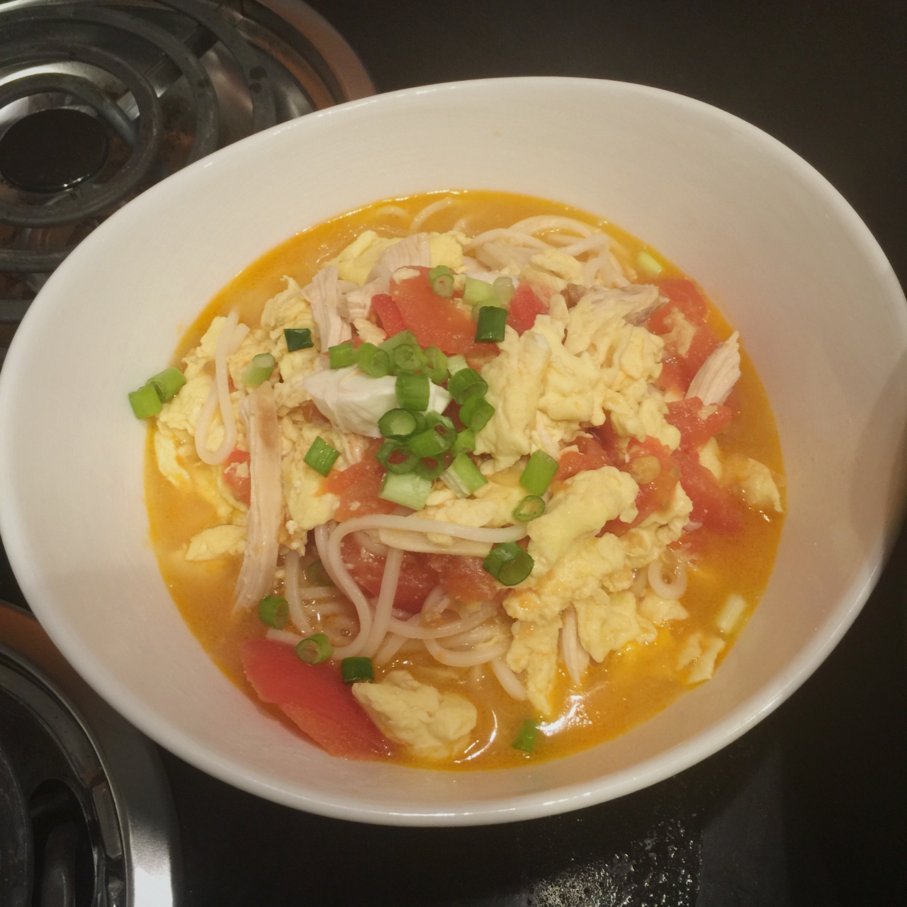 超级入味好吃的番茄鸡蛋面